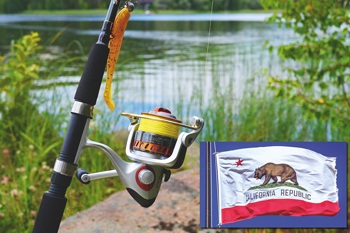 Fishing license in California.