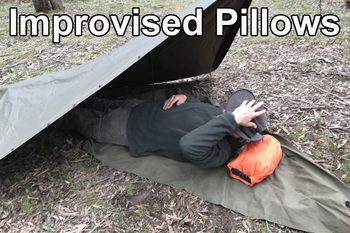 Aternative camping pillow