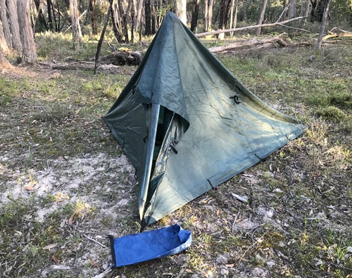 DD Hammocks tarp and dry bag.