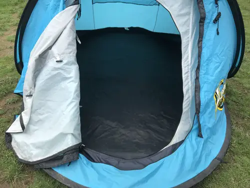 pop up tent 2 person sizee