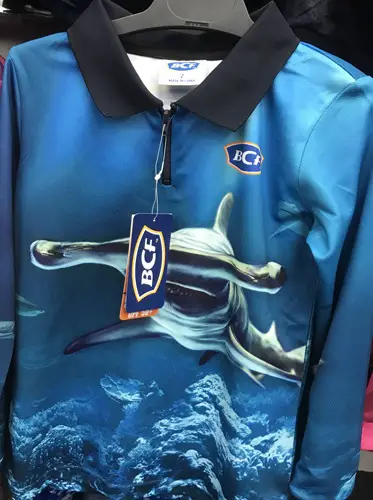 Shark fishing shirt